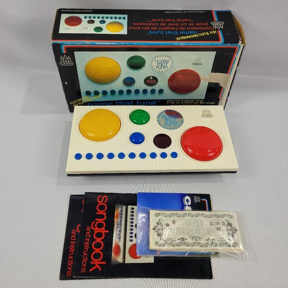 Electronic Name That Tune 1980 By Castle Toy Co - Picture 1 of 1